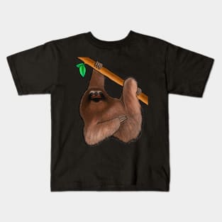 Sloth,sloth lover cute sloth Kids T-Shirt